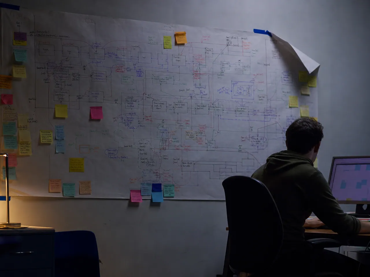 process map — actual flow of work